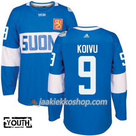 Suomi Pelipaita Mikko Koivu 9 2016 World Cup Lapsille Sininen Premier Paita